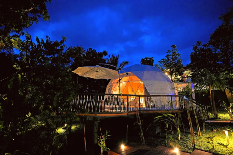 Glamping dome wayanad evening – Le Villagio Resort & Domes, Wayanad