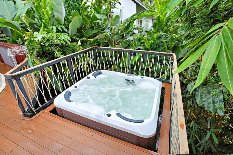 Private Jacuzzi on a dome deck surrounded by forest, Wayanad