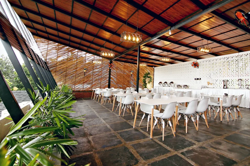 Restaurant buffet hall – Le Villagio Resort & Domes, Wayanad